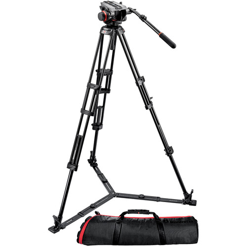 Manfrotto 504HD Head w/546GB 2-Stage Aluminum Tripod System